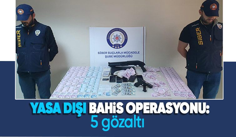 Yasa dışı bahis operasyonu Sakarya'ya uzandı