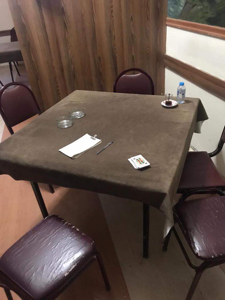 Yasak günü kahvede oyun 19 bin 50 liraya patladı