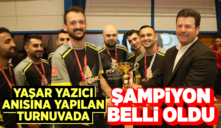Yaşar Yazıcı Voleybol Turnuvası sona erdi