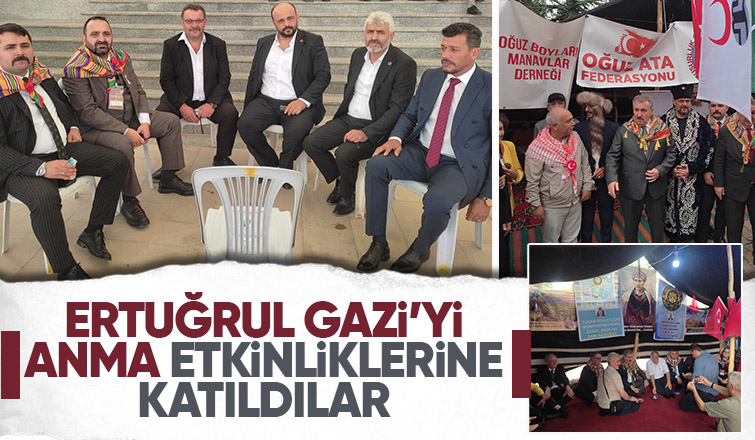 Yasin Kobal ve meclis üyeleri Ertuğrul Gazi'yi anma etkinliklerine katıldı