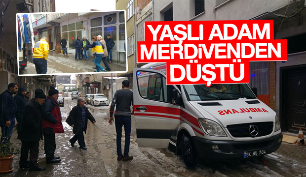 Yaşlı Adam Merdivenden Düştü