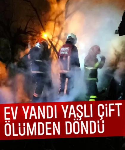 Yaşlı çift ölümden döndü