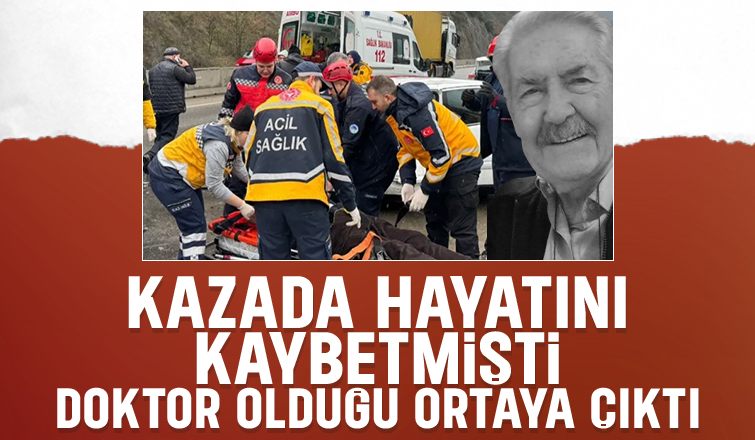 Yaşlı çifti ayıran kazadan acı detay