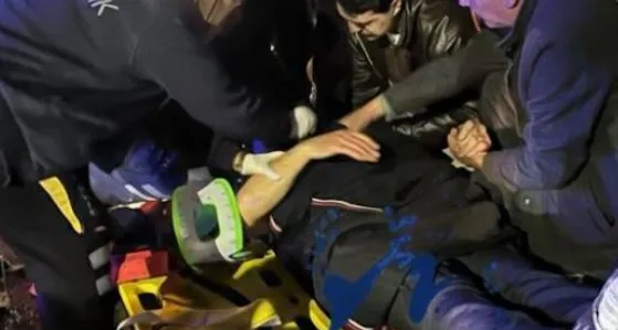 Yayaya çarpıp kaçtı