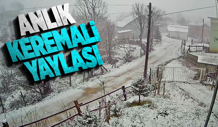 Yaylalar beyaza büründü