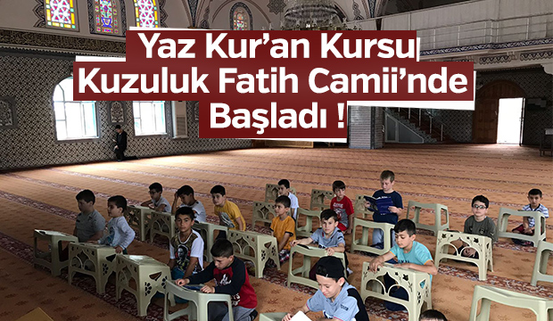 YAZ KURAN KURSLARI BAŞLIYOR