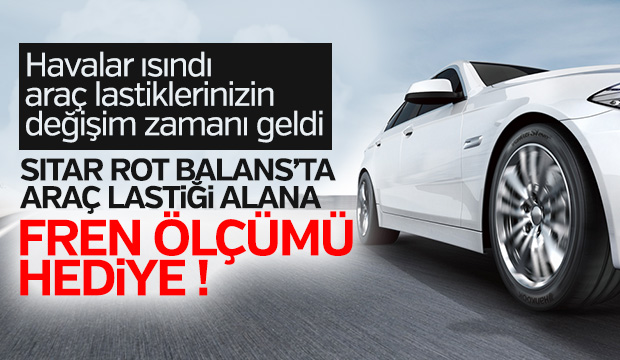 Yaz Lastiği Alana Fren Ölçümü Hediye 