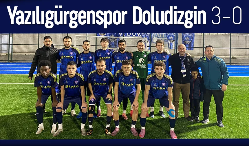 Yazılıgürgenspor’dan net galibiyet: 3-0