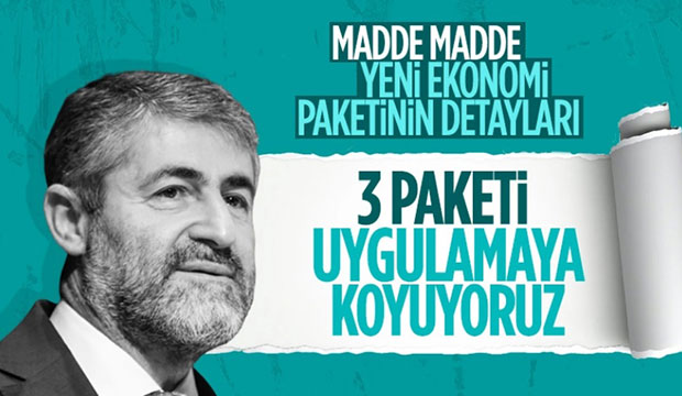 Yeni ekonomi paketinin detayları