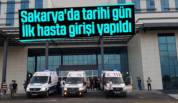 Yeni hastaneye ilk hasta kabulü yapıldı