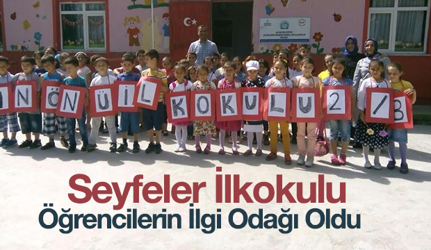 Yenilenen Seyfeler İlkokulu Öğrencilerin İlgi Odağı Oldu