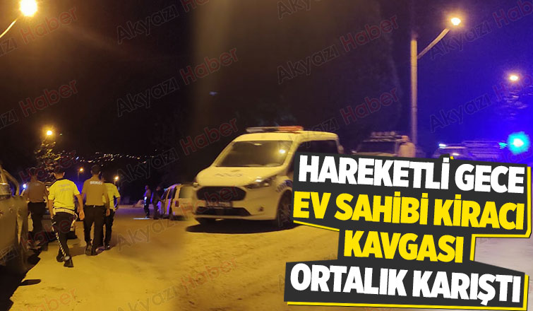 Yenimahalle'de ev sahibi kiracı kavgası 