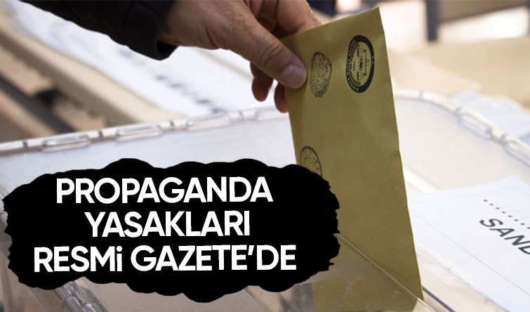 Yerel seçimlere ilişkin usul ve esasların belirlendiği YSK Kararı Resmi Gazete'de