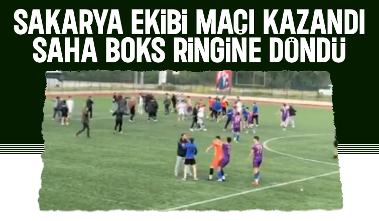 Yeşil saha karıştı