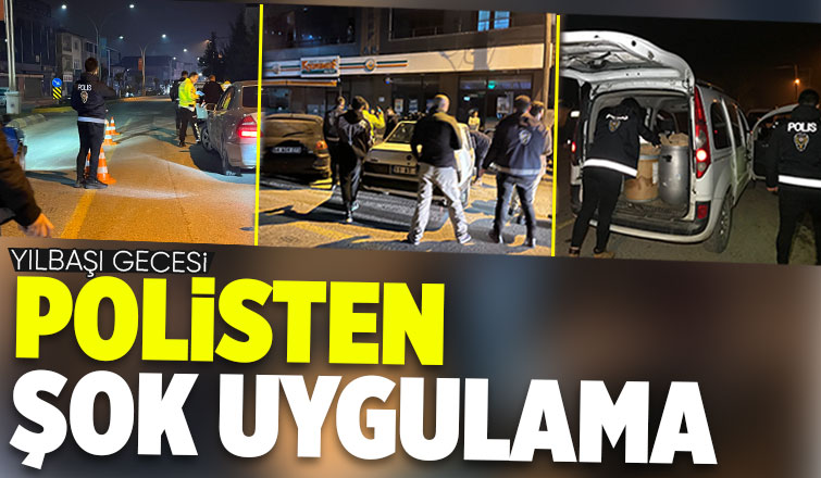 Yılbaşı gecesi uyuşturucu ile yakalandılar