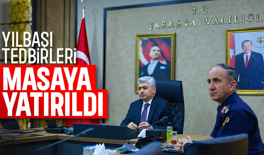 Yılbaşı tedbirleri toplantısı yapıldı