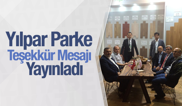 Yılpar Parkeden Teşekkür Mesaj