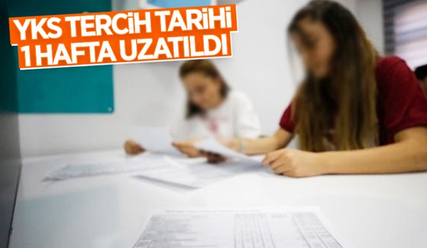 YKS tercih süresi uzatıldı