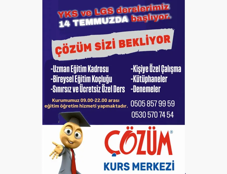 YKS ve LGS’ye Hazırlıkta Güvenin Adı: Akyazı Çözüm Kurs Merkezi!
