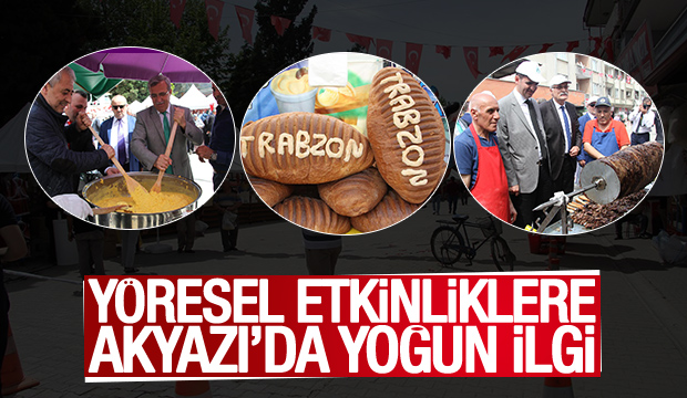 Yöresel Etkinliklere Akyazı da Yoğun İlgi