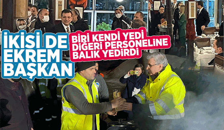 Yüce den İmamoğluna gönderme Personelim olmadan balık yemem