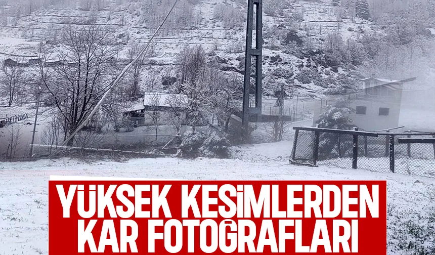 Yüksek kesimlerde kar etkili oluyor