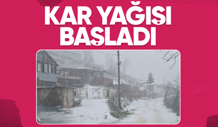 Yüksek kesimlerde kar yağışı başladı