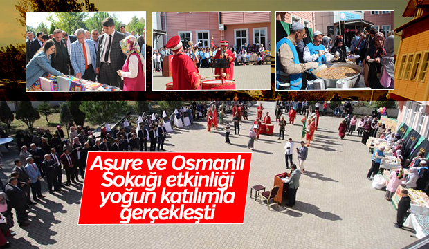  Yunus Emre İmam Hatip Ortaokulu Aşure ve Osmanlı Sokağı Etkinliğine Yoğun İlgi