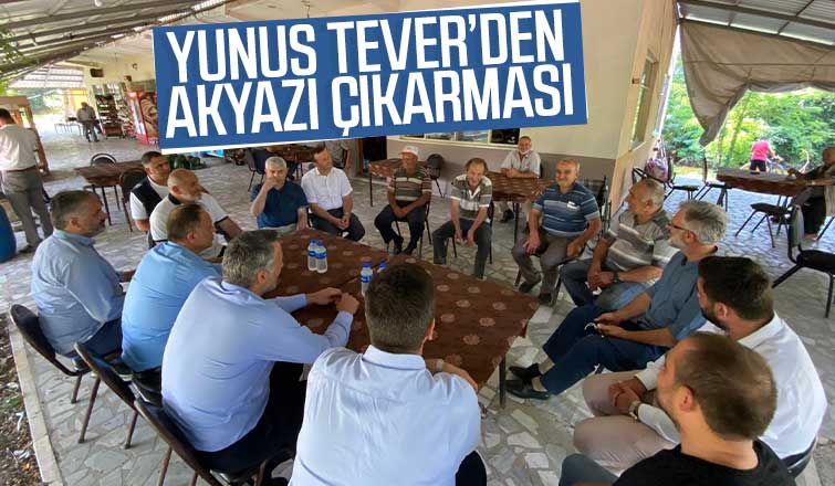 Yunus Tever'den Akyazı çıkarması