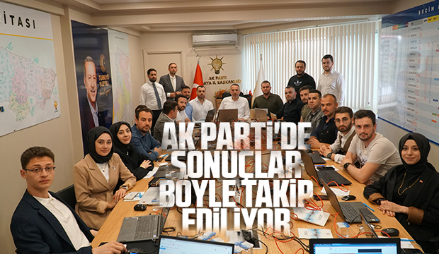 Yunus Tever seçim sonuçlarını anlık takip ediyor