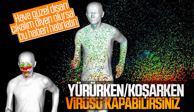 Yürüme veya koşma esnasında da virüse yakalanabilirsiniz