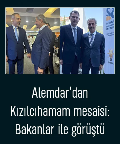 Yusuf Alemdar Kızılcıhamam Kampı'nda Bakanlar ile bir araya geldi