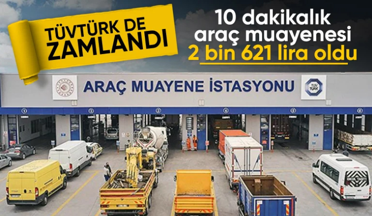 Zam oranı kesinleşti: İşte 2025 araç muayene ücretleri
