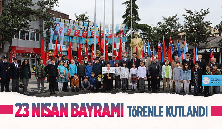 Akyazı'da 23 Nisan törenle kutlandı