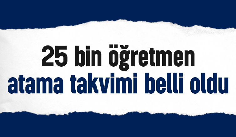 Öğretmen atamaları için yeni gelişme