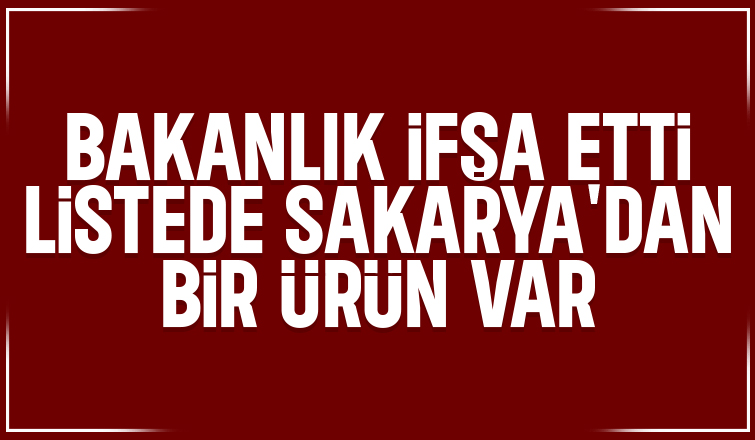 Sağlığı tehlikeye düşürecek gıdalar listesi güncellendi; Sakarya'dan bir firma var