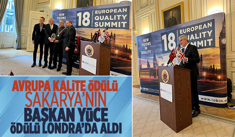 Sakarya Büyükşehir'e Avrupa Kalite Ödülü