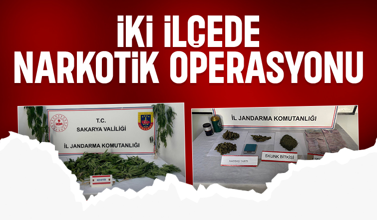 Sakarya'da uyuşturucu operasyonu