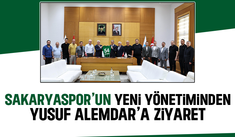 Sakaryaspor’un yeni yönetiminden Yusuf Alemdar’a ziyaret