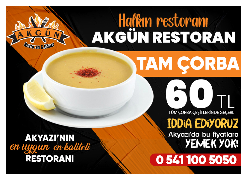 Akgün Restoran  çorba