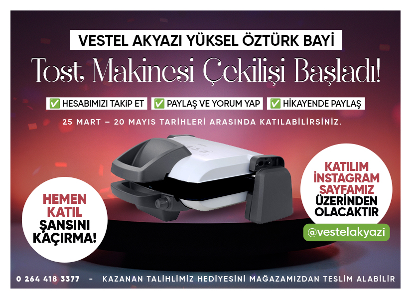 vestel çekiliş