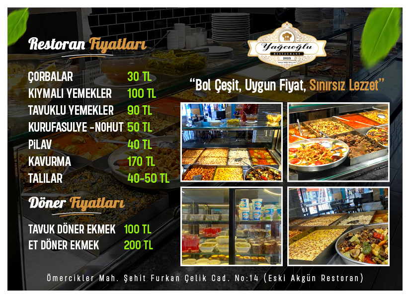 Yağcıoğlu restoran