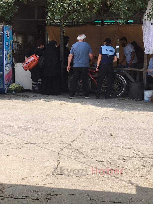 Pazar yerinde korona paniği