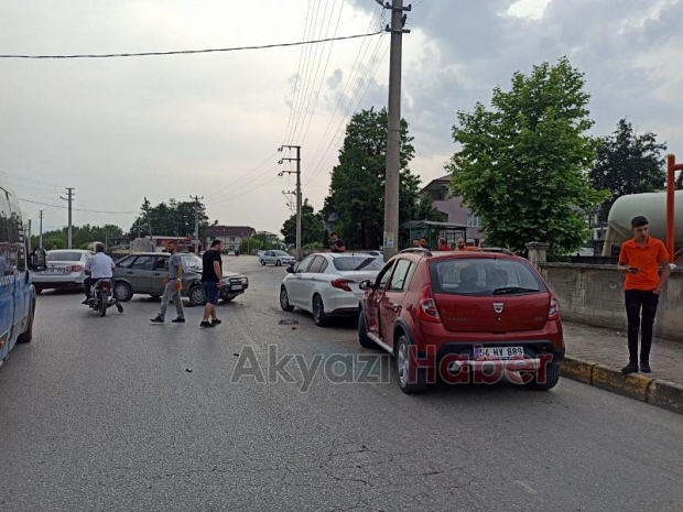 Tali yoldan çıktı, zincirleme kazaya neden oldu