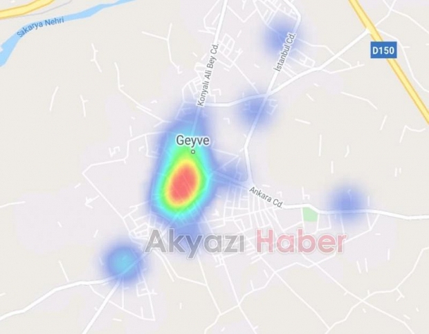 İşte şehirdeki koronavirüs haritası