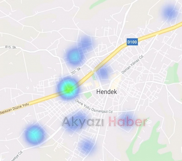 İşte şehirdeki koronavirüs haritası
