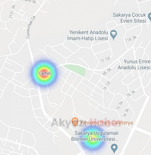 İşte şehirdeki koronavirüs haritası