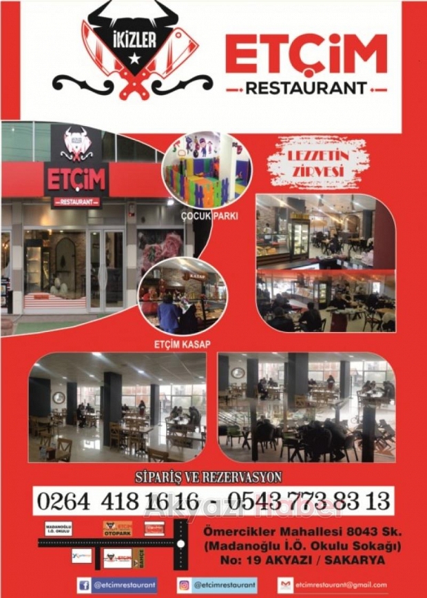İkizler Etçim Restaurant hizmete devam ediyor