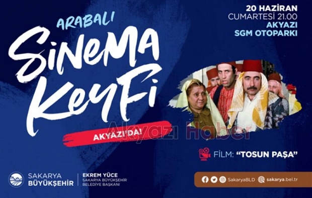 Akyazılılar arabalı sinema keyfi yaşayacak