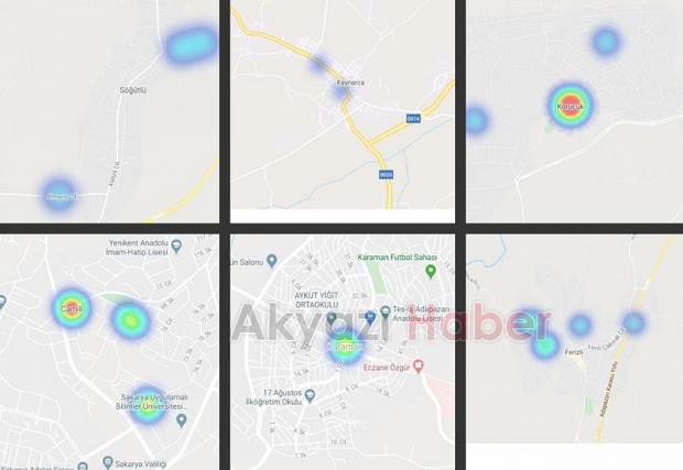 İşte ilçe ilçe koronavirüs haritası....